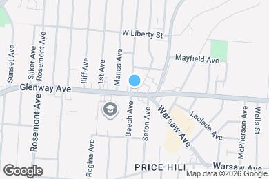 Map image of the property - 3834 Glenway Ave