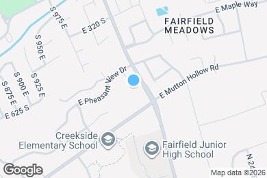 Map image of the property - 482 S 1300 E