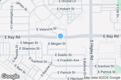 Map image of the property - 3008 E Megan St