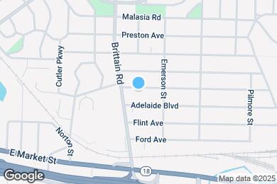 Map image of the property - 1726 Marks Ave