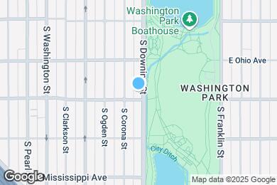 Map image of the property - 883 S Downing St
