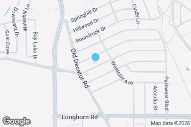 Map image of the property - 1124 W Hills Terrace