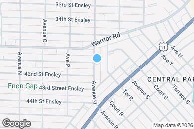 Map image of the property - 4105 Avenue Q