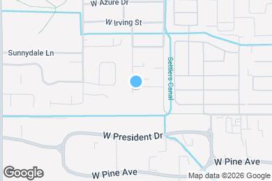 Map image of the property - 11553 W Mesquite St