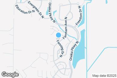 Map image of the property - 15225 Fanning Dr N