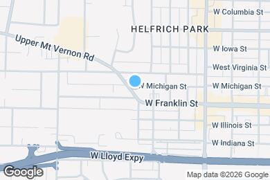 Map image of the property - 2621 Mt Vernon Ave