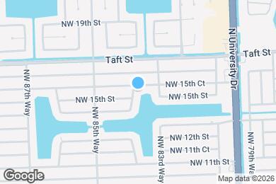 Map image of the property - 1511 NW 84th Terrace