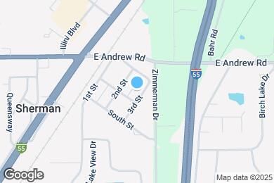 Map image of the property - 109 N 3rd St