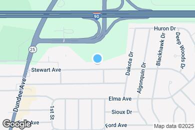 Map image of the property - 810 Stewart Ave