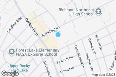 Map image of the property - Brookfield Pointe Apartments