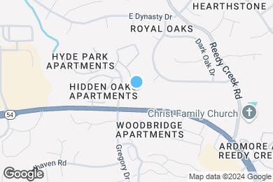 Map image of the property - The Gregory North and South Apartment Homes