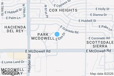 Map image of the property - 8214 E Elm Dr