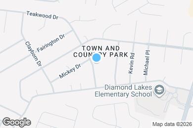 Map image of the property - 2515 Teakwood Dr