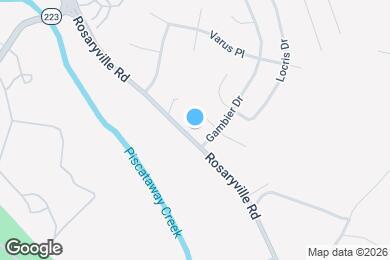 Map image of the property - 7908 Rosaryville Rd