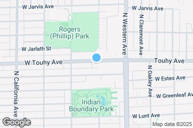 Map image of the property - 2501 W Touhy Ave
