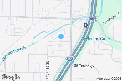 Map image of the property - 7835 SE 92nd Ave