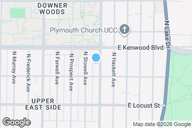 Map image of the property - Garage - 3035 N Downer Ave