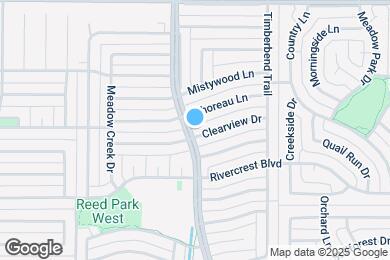 Map image of the property - 1301 Clearview Dr