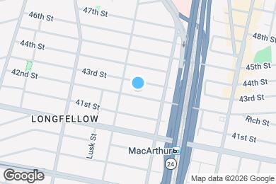 Map image of the property - 680 42nd St