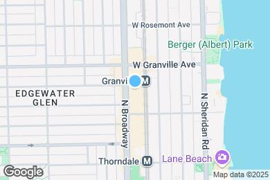 Map image of the property - 6135 N Broadway St