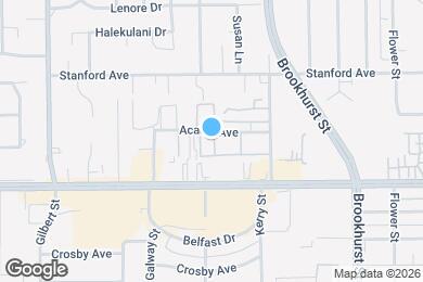Map image of the property - 9858 Acacia Ave
