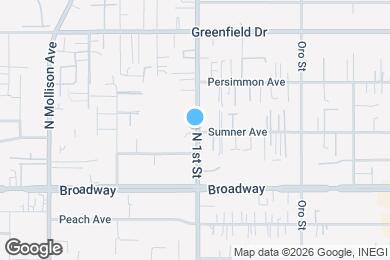 Map image of the property - 1106 N 1st St