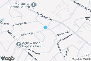 Map image of the property - 105 Rainbow Dr