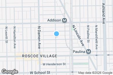 Map image of the property - 3504 N Wolcott Ave