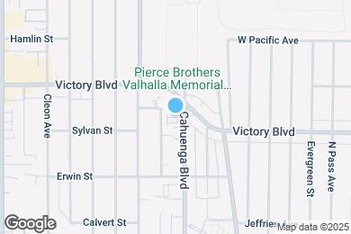 Map image of the property - 6317 Cahuenga Blvd
