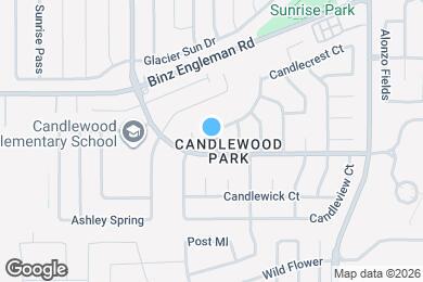 Map image of the property - 3713 Candlebluff Dr