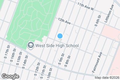 Map image of the property - 391-401 13th Ave