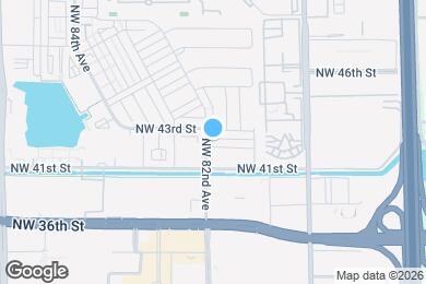 Map image of the property - 8185 NW 42nd St