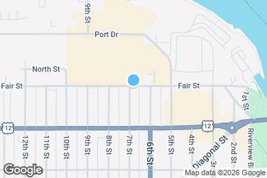 Map image of the property - 617 Fair St