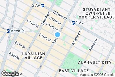 Map image of the property - 180 1st Ave