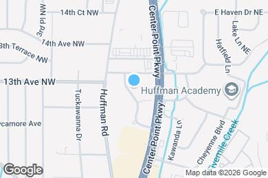 Map image of the property - 1281 Hiawatha Dr NE
