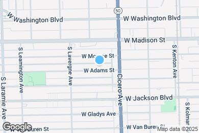 Map image of the property - 4838 W Adams St