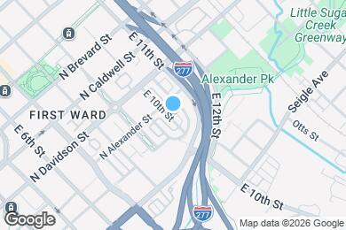 Map image of the property - 721 E 10th St