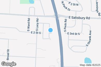 Map image of the property - 201 S Ellison Way