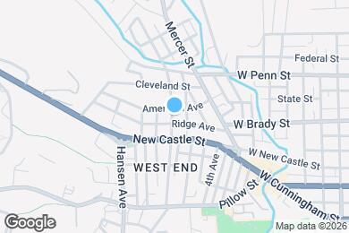 Map image of the property - 117 N 6th Ave