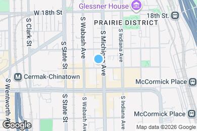 Map image of the property - 2036 S Michigan Avenue