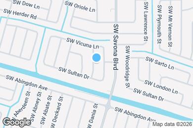 Map image of the property - 2351 SW Freeman St
