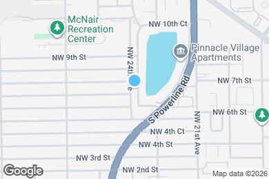 Map image of the property - 661 NW 23rd Terrace