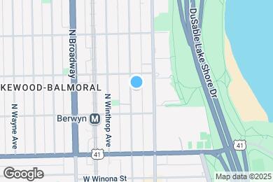 Map image of the property - 5333 N Kenmore Ave