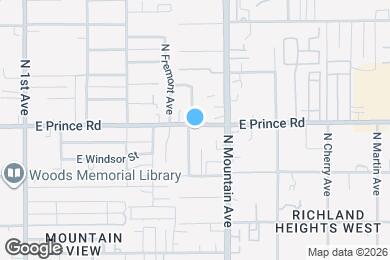 Map image of the property - 1210 E Prince Rd