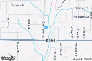 Map image of the property - Cardinal Apartments