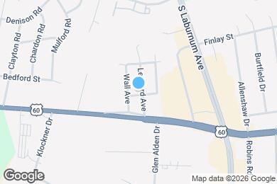 Map image of the property - 4912 Leonard Ave