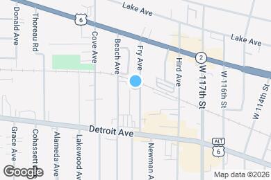 Map image of the property - 1328 Fry Ave