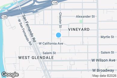 Map image of the property - 315 Chester St