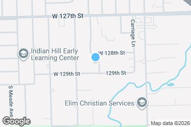 Map image of the property - 12818 Hill Dr