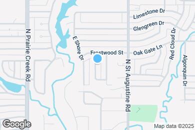 Map image of the property - 1650 Bending Oaks Trail